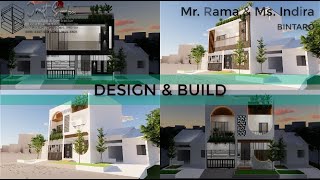 ANIMATION ARCHITECTURE VASTU CONCEPT  DESIGN OF RESIDENTIAL HOUSE MALEO RESIDENCE  BINTARO 9 [upl. by Pittman]