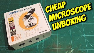 Jiusion Digital Microscope Unboxing  40 to 1000 X Magnification FOR 30 [upl. by Briney407]