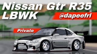 Gtr R35 LBWK Kiriman dapeefrl 🥵🔥  FR LEGENDS [upl. by Theresa648]