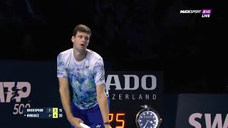 Basel 2023  Tallon Griekspoor vs Hubert Hurkacz Highlights 🔴  Tennis Swiss Indoors Basel [upl. by Yobybab]