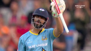 Shan Masood 61 runs vs Lancashire  T20 Blast  YRK vs LAN [upl. by Saberio]