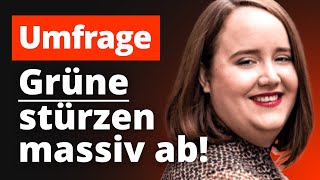 Forsa Grüne mit schlechtestem Wert seit sieben Jahren  Nachrichten Reaktion [upl. by Ahtenak]