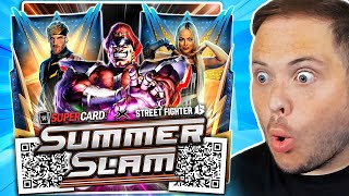 SUMMERSLAM 24 Tier is HUGE for WWE SuperCard Special Street Fighter QR Codes Found [upl. by Four109]