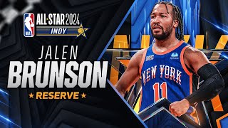 Best Plays From NBA AllStar Reserve Jalen Brunson  202324 NBA Season [upl. by Nipsirc929]