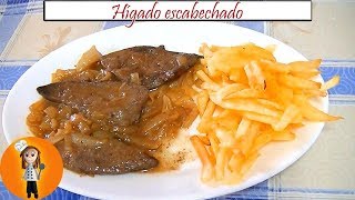 Hígado encebollado  Receta de Cocina en Familia [upl. by Llewen]