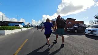 Going ashore at Bridgetown Barbados Port from a cruise ship [upl. by Rosol]