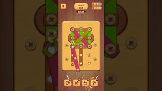 Wood Nuts amp Bolts Puzzle 🧩 Level 8 🐶 Gameplay Walkthrough 🌼 woodnuts puzzle games [upl. by Drapehs586]