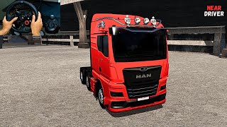 Epic 5000 KM Adventure 🚛 ETS 2 Steering Wheel Action MAN TGX Trucking Journey [upl. by Hebel33]