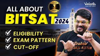 All About BITSAT 2024  Cut off Eligibility Exam date Exam Pattern  Harsh Sir VedantuMath [upl. by Darby407]