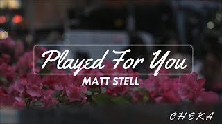 Matt Stell  Prayed For You Lyrics [upl. by Alecram]