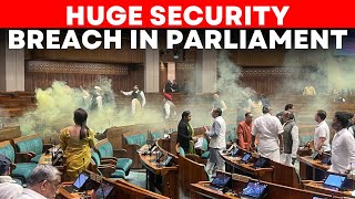 Parliament LIVE  2 Men Enter Lok Sabha Open Tear Gas Canisters  Huge Security Breach  Times Now [upl. by Inoliel]