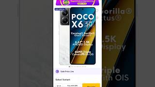 POCO X6 5G  ₹16109 [upl. by Ytsanyd310]