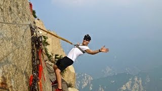 Deadliest Hike in the World Mount Huashan China [upl. by Coopersmith]