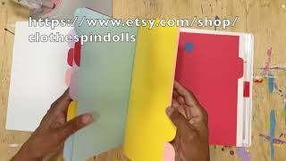 Learn How to Make file folder dividers with tabs [upl. by Sherl]