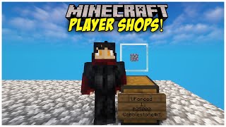 How To Make Player Chest Shops In Minecraft Skyblock [upl. by Nosrac389]