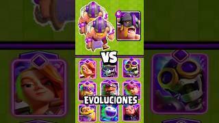 BARBAROS de ELITE vs TODAS LAS CARTAS EVOLUCIONADAS  clashroyale [upl. by Nnail]