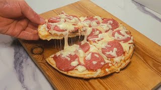 PIZZA ON PAN  EASY RECIPE [upl. by Hcire160]