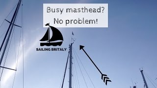 How to Fly a Burgee from a Busy Masthead  ⛵ Sailing Britaly ⛵ [upl. by Ostraw]