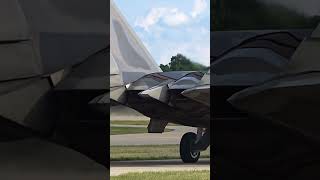 F22 Raptor Static Throttle Up at Oshkosh airshow eaaairventure planespotting f22raptor [upl. by Annahsar420]