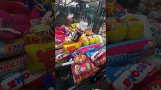 I Could Not Stop Winning GIANT CANDY From This Claw Machine [upl. by Annhoj746]