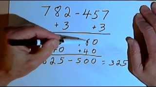 The EqualAdditions Algorithm for Subtraction 12725 [upl. by Arne901]