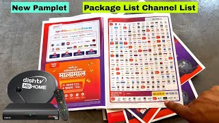 Dish Tv New Pamplet  Dish Tv Package List  Dish Tv Channel List  Dish Tv Plans  Dish Tv Offer [upl. by Dyanna]