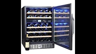 NewAir AWR460DB Dual Zone 46 Bottle Wine Cooler [upl. by Buatti]