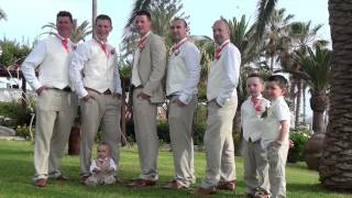 Nissi Beach hotel wedding of Louise and Robert wwwmaritkyriakidescom [upl. by Eybbob]