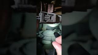 Radiator cooling fan switch replacement automobile mechanic [upl. by Ennaxor]