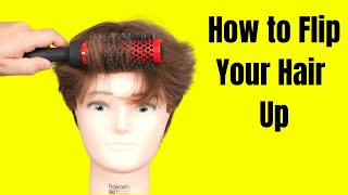 How to Flip your Hair Up  TheSalonGuy [upl. by Htrowslle]