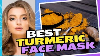 Turmeric Face Mask  DIY brightening skin mask  All natural ingredients mask [upl. by Ainud]