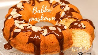 Babka piaskowa  babciny przepis  Wielkanoc 2021 [upl. by Adyl757]