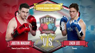 Fight 11  Fight for Charity 2024 Justin Mackay Red v Zach Lee Blue [upl. by Eugeniusz]