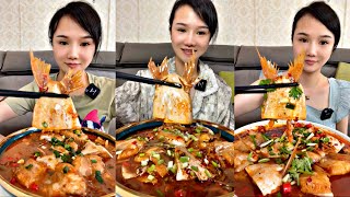 Soft Fatty Fish Belly MUKBANG ASMR 08  SML FOOD [upl. by Magna]