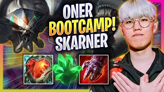 ONER TESTING SKARNER IN EUW SOLOQ  T1 Oner Plays Skarner JUNGLE vs Nocturne  Bootcamp 2024 [upl. by Becca]