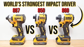 New DeWalt DCF860 Impact Driver Review The Worlds Most Powerful Impact Driver [upl. by Melanie]