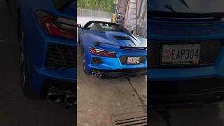 New wrap on my c8🥶 Full video on channel‼️ Subscribe for more car content 🏁 [upl. by Ekeiram]