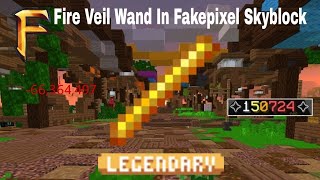 Fakepixel Skyblock Episode 06  I Buying Fire Veil Wand In Fakepixel Skyblock [upl. by Temp]