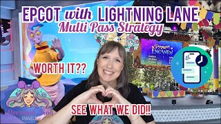 Epcot Lightning Lane Strategy  Disney 2024 [upl. by Allimak810]