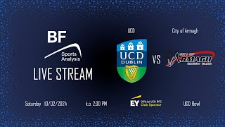 UCD v City of Armagh AIL Rd 13 230pm 100224 streamed by BF Sports Analysis [upl. by Angadreme]