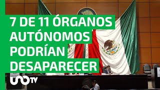 INAI Cofece Coneval y más avanza proyecto para desaparecer 7 órganos autónomos [upl. by Beatrice676]