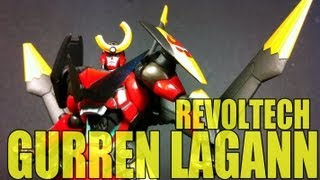 Revoltech Gurren Lagann amp Gurren Wing  REVIEW [upl. by Asilram]