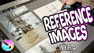 KRITA  Using reference images [upl. by Eiznekcam]