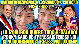 ¡CIUDADANO SIN FILTROS LE CANTA SUS VERDADES A LOS ZURDOS Y CAVIARES X ATAKAR LOS TRENES DE PORKY [upl. by Alick625]