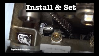 How to install and set Timing Chain Tensioner [upl. by Islean797]