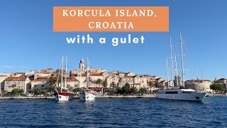 Korcula Croatia  My gulet charter trip onboard Morning Star yacht [upl. by Prentice]