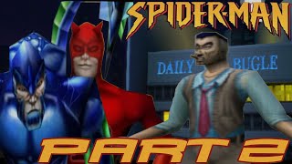 The Scorpion VS Jay Jonah Jameson  SpiderMan 2000 PS1 Lets Play  Part 2 [upl. by Shamrao]