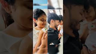 mridula praveen baby face reveal praveenpranav trending babyboy facerevealviralvideoshortvideo [upl. by Munn]