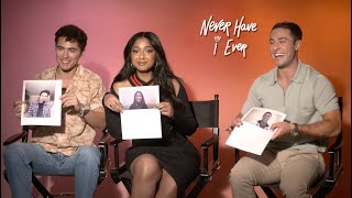 NEVER HAVE I EVER Final Season Cast Interview Maitreyi Darren amp Jaren React to Our First Interview [upl. by Andrea595]