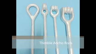 Thimble Anchor Rods for poleline hardware [upl. by Sundin]